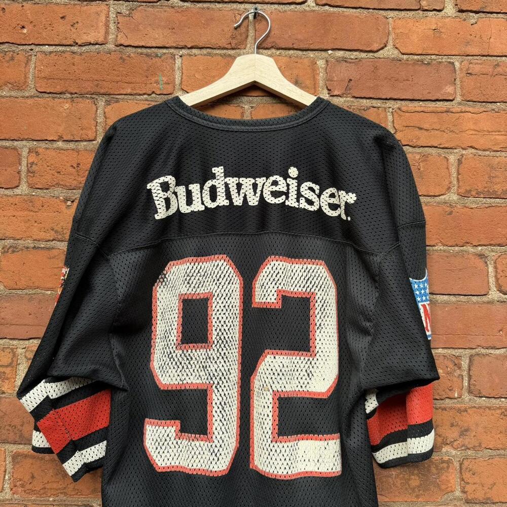 Vintage Budweiser nfl football jersey 90s XL - Picture 4 of 8